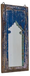 Zrcadlo v rámu z teakového dřeva, 27x2,5x57cm