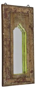 Zrcadlo v rámu z teakového dřeva, 24x4x50cm