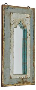 Zrcadlo v rámu z teakového dřeva, 22x3x46cm