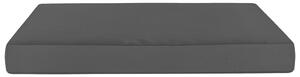 Poduška na nábytek z palet 60 x 61,5 x 6 cm černá textil
