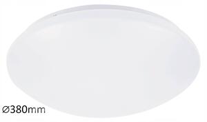 Kulatý Stropní Svítidlo Rabalux 38 x 11 cm bílé LUCAS 4000K 24W