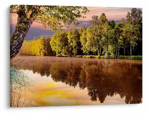Obraz - Za řekou (70x50 cm)