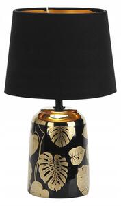 Stolní lampa Rabalux Sonal černá, odstíny žluté a zlaté 40 W