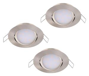 Eglo 32806 - SADA 3x LED Podhledové svítidlo MUNIZ 1xLED/6W/230V