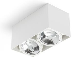 JAMES II DIMM stropní matná bílá 230V LED 2x15W 24° 3000K - RED - DESIGN RENDL