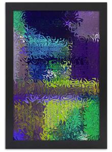 Plakát Fialová abstrakce Barva rámu: Bez rámu, Velikost: 20 x 30 cm