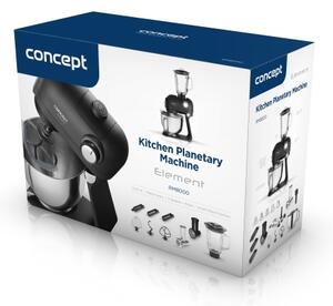 Concept RM8000 - Kuchyňský robot s nerezovou mísou 1200W/230V černá