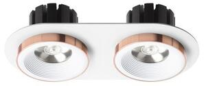 SHARM R II zápustná bílá měď 230V LED 2x10W 24° 3000K - RED - DESIGN RENDL