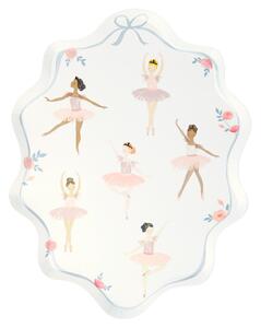 Papírový talíř Ballerina - set 8 ks