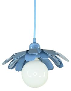 Bohemia-Design - Lustr na lanku 1xE27/60W/230V modrá