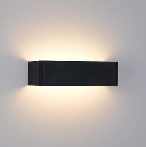Brilagi - LED Venkovní nástěnné svítidlo DONNANI LED/12W/230V černá IP44