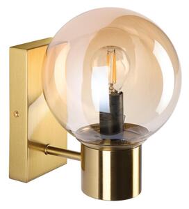 Nástěnná lampa SFERIO 1xE14/5W/230V mosaz/kouřová béžová