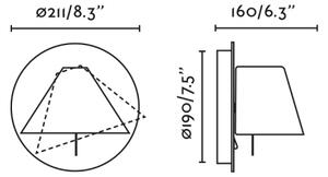 FARO 62356 - Nástěnné bodové svítidlo NOON 1xE27/15W/230V zelená