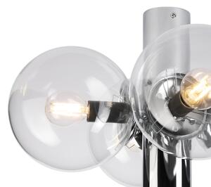 Stropní svítidlo SFERIO 4xE14/5W/230V lesklý chrom/čirá