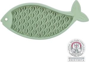 Lick’n'Snack RYBA - podložka k pomalému krmení, 28 cm, šalvějová
