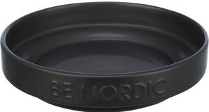 BE NORDIC keramická miska plytká, 0.3l / 16 cm, černá