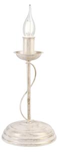 Stolní lampa ANTON 1xE14/60W/230V bílá patina