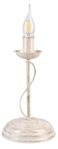 Stolní lampa ANTON 1xE14/60W/230V bílá patina
