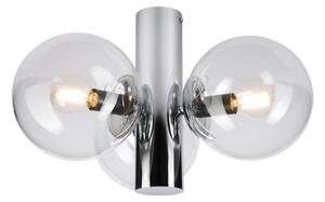 Stropní svítidlo SFERIO 3xE14/5W/230V lesklý chrom/čirá