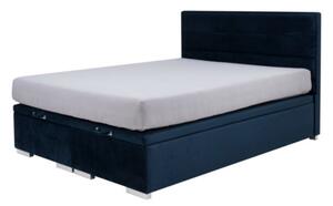 Čalouněná postel FABRIZZIO FULL KP30 160, tmavě modrá