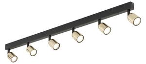 LED Bodové svítidlo TOP 6xGU10/10W/230V černá/zlatá