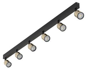 LED Bodové svítidlo TOP 6xGU10/10W/230V černá/zlatá