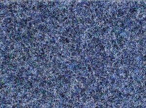 Vebe Metrážový koberec Lindau 39 Modrý, zátěžový - Bez obšití cm