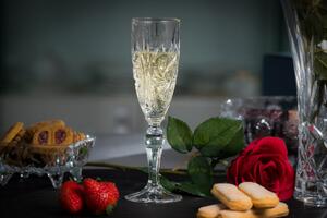 Bohemia Jihlava Diamante sklenice na šampaňské Pinwheel 180 ml 6KS