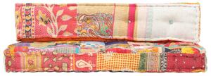Poduška na pohovku z palet vícebarevná textil patchwork
