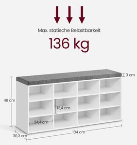 Botník se sezením LHS012W14