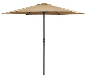 Zahradní slunečník s hliníkovou tyčí 270 x 246 cm taupe