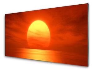 Skleněné obklady do kuchyně Západ Slunce Moře 125x50 cm