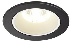 LA 1003824 NUMINOS® DL S vnitřní LED zápustné stropní svítidlo černá/bílá 4000 K 55° včetně listových pružin - BIG WHITE (SLV)