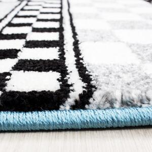 Ayyildiz Dětský kusový koberec KIDS 0460, Modrá Rozměr koberce: 80 x 150 cm