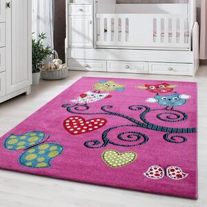 Ayyildiz Dětský kusový koberec KIDS 0420, Lila Rozměr koberce: 120 x 170 cm