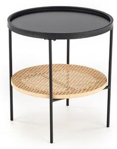 Konferenční stolek Oxalis (natural, černá)