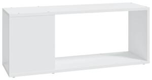 TV stolek bílý 80 x 24 x 32 cm dřevotříska