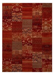 Koberec KASHQAI 4327 300 Patchwork bordó