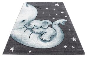 Ayyildiz Dětský kusový koberec KIDS 0560, Modrá Rozměr koberce: 80 x 150 cm