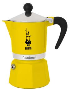 Bialetti Moka kávovar Rainbow na 3 šálky žlutá Bialetti