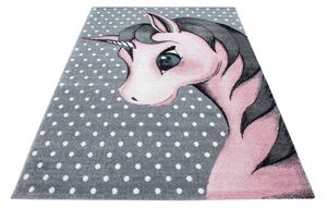 Ayyildiz Dětský kusový koberec KIDS 0590, Růžová Rozměr koberce: 200 x 290 cm