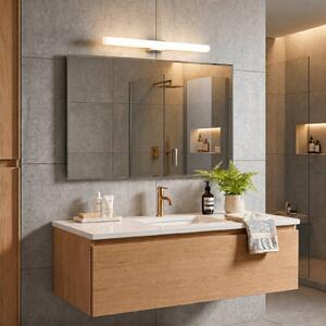 ORION LED osvětlení zrcadla Visagist, držák chrom, Chrom / stříbro, Obývací pokoj / jídelna, kov, Moderní