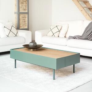 Zelený Konferenční stolek Arista 110 × 60 × 34 cm TEULAT