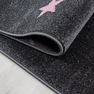 Ayyildiz Dětský kusový koberec KIDS 0610, Růžová Rozměr koberce: 140 x 200 cm