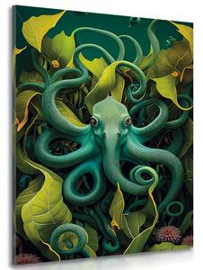 Obraz surrealistická chobotnice