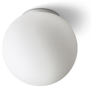 BOLLY 26 stropní opálové sklo/chrom 230V E27 15W IP44 - RED - DESIGN RENDL