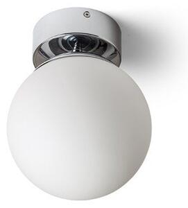 BOLLY 17 stropní opálové sklo/chrom 230V E27 15W IP44 - RED - DESIGN RENDL