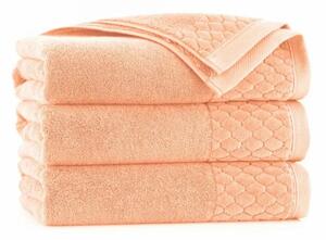 Luxusní ručník malý 30x50 Carlo - meruňková (rozměr: 30 x 50 cm)