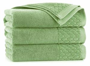 Luxusní ručník malý 30x50 Carlo - zelená (rozměr: 30 x 50 cm)