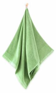 Luxusní ručník Carlo - zelená (rozměr: 50 x 100 cm)